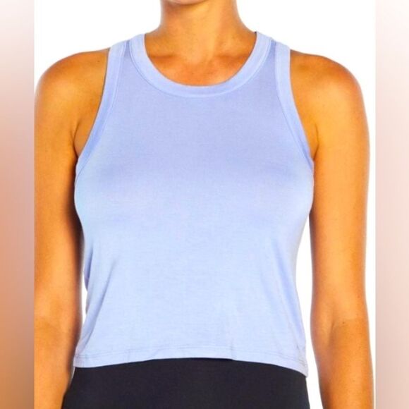 Cycle House light purple racer back ruched tank top by Marika NWT size XL - Picture 4 of 13